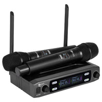 XMAX DFH - 1 Wireless Microphone Dual Handheld Fixed Frequency - 
