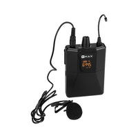 XMAX DVL - 1 Wireless Microphone System Handheld & Lapel UHF Dual Mic Kit - 