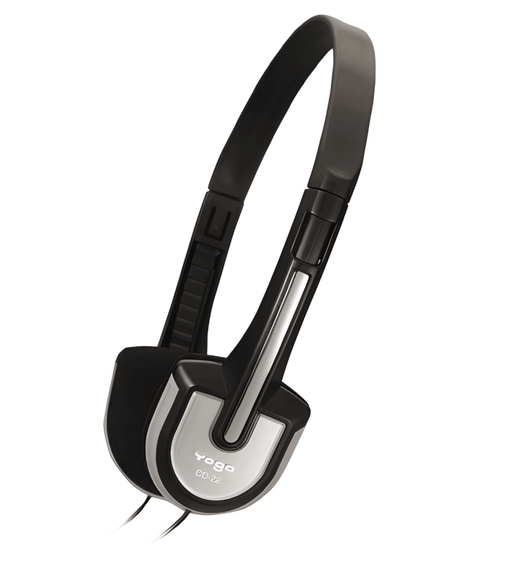 Yoga CD-22 Lightweight Stereo Headphones (Black) - 