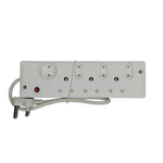 Zapalec MUL007 7-Way Multiplug (4 x 3-Pin + 2 x 2-Pin + 1 x Schuko) - 