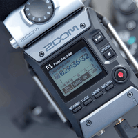 Zoom F1 Field Recorder with Shotgun Microphone - 884354018818