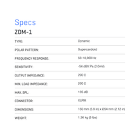 Zoom ZDM - 1 Podcast Mic Pack - 4515260023783