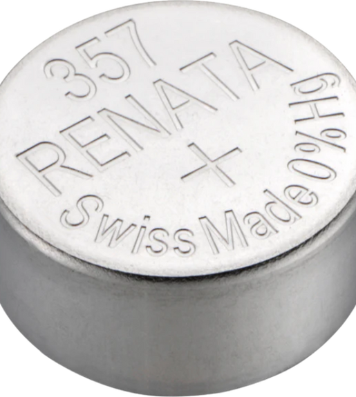 Renata GP357 Silver Oxide Coin Cell Battery - Pack of 1